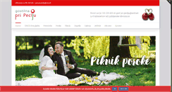 Desktop Screenshot of gostilnapripeclju.si